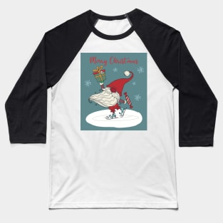 Happy santa greeting card Baseball T-Shirt